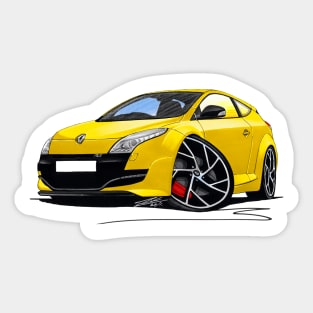 RenaultSport Megane 250 Yellow Sticker